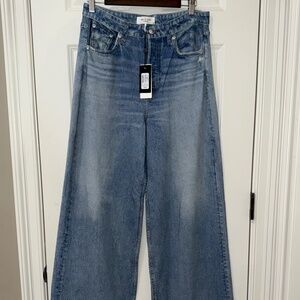 RAG & BONE MIRAMAR TERRY SOFIE WIDE PANT SIZE 28